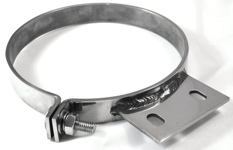 6” Exhaust Stack Bracket 379, 359 Peterbilt 1987-1993 Stainless GG#21295 Each