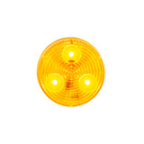 2” Round Clearance/Marker Low Profile Light Amber 3 Led/Lens UP#36107B Each