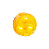 2” Round Clearance/Marker Low Profile Light Amber 3 Led/Lens UP#36107B Each