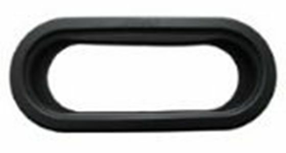 Light Grommet Oval for 6-1/2" X 2.25" Light Black Rubber Open Back UP#31506 Each