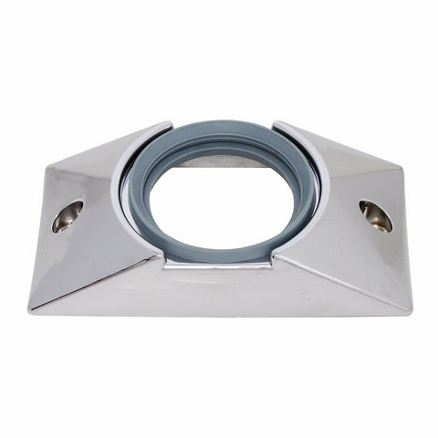 Light Bracket Surface Mount With Grommet for 2” Light Chrome Plastic GG#82619