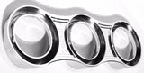 2-3/16" Gauge Cover Trio Horizontal for Peterbilt 2006-20 UP#41295 Each