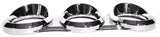 2-3/16" Gauge Cover Trio Horizontal for Peterbilt 2006-20 UP#41295 Each