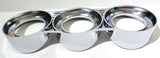 3 Gauge Horizontal Cluster Bezel w/Visor for Peterbilt Pre 2006 Plastic UP#41720