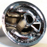 knob A/C heater amber indicator red jewel chrome plastic for Kenworth 2002-05