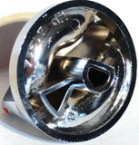 knob A/C heater amber indicator red jewel chrome plastic for Kenworth 2002-05