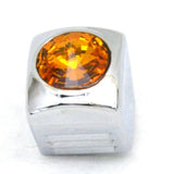 A/C Heater Slider Knobs HVAC Amber Jewel Ch Plastic 3/4" Tall UP#42030 Set of 3