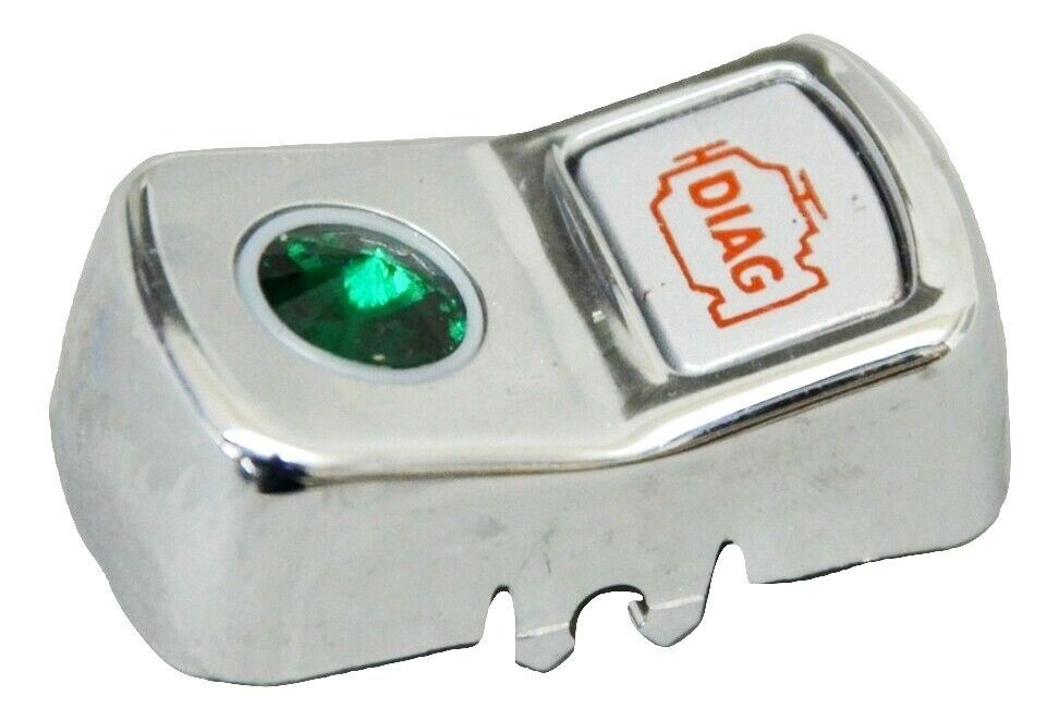 UP Rocker Switch Actuator Cover Diagnostic for Peterbilt 2006 Green Jewel #45069