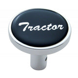 Air Brake Tractor Knob Pin Mount Black Glossy Sticker 1 1/2" Tall UP#23334