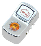 UP Rocker Switch Actuator Cover Diagnostic for Peterbilt 2006 Amber Jewel #45066