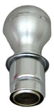Deluxe Cigarette Lighter Knob W/ Blue LEDs Chrome 7/8" Heating Element UP#28466
