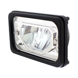 UP Heated LED Headlight Low Beam 4" X 6" H4656 Plug 12V/24V Chrome #34131 Each