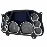 Trio Gauge Cover for 579 Peterbilt 2010-16 Left Vertical Chrome Plastic UP#41754