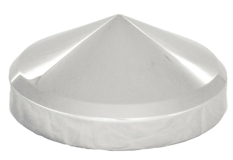 Rear Hub Cap 8" I.D. Cone Pointed Stainless, Axle-8 of 5/8" Studs GG#20132 Each