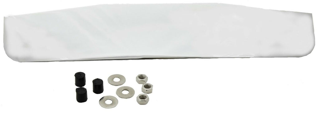 Mudflap Plates 16" x 3" Chrome Stud Mount for Kenworth Peterbilt GG#30080 Pair