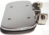 Above the Door Convex Mirror Head W/Bracket Stainless Steel 4" X 8" GG#33300
