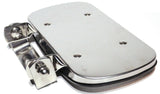 Above the Door Convex Mirror Head W/Bracket Stainless Steel 4" X 8" GG#33300