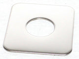 GG Switch Plate for Freightliner Blank No Lettering Plain Stainless Steel #68776