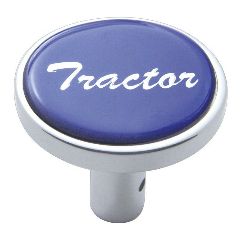 Air Brake Tractor Knob Pin Mount Blue Glossy Sticker 1 1/2" Tall UP#23335