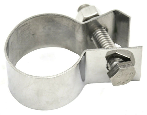 clamp quarter 1/4 fender hanger stainless for tube style Peterbilt Kenworth each