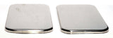 Sleeper Vent Door Covers for Freightliner Stainless Steel UP#20570-Pair