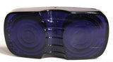 2-Double Bubble Tiger Eye Marker Light Lens 4x2 for Kenworth Purple GG#80228