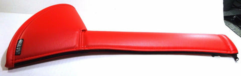 gear shifter boot cover 17" matte red vinyl Peterbilt Kenworth Freightliner