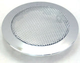 UP Speaker Cover for Peterbilt Chrome Plastic w/ Metal Screen 3-1/8" #40916 Each