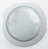 UP Speaker Cover for Peterbilt Chrome Plastic w/ Metal Screen 3-1/8" #40916 Each