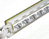 UP LED Light Strip Stop Tail Turn 19 Red LEDs Clear Lens 12" Wide #39776 Each