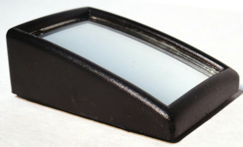 GG Blind Spot Wide Angle Mirror Black Plastic 2 1/4" Long 1.5" W #33032 Set of 2