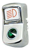 UP Rocker Switch Actuator Cover Head Light for Peterbilt 2006 Green Jewel #45133