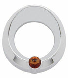 UP Gauge Cover for 2005 & Older Peterbilt Amber Jewel 2 1/4" Visor #20815 Each