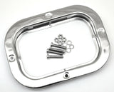 Anti-Theft Rectangular (3x5) Light Mount Bezel Stainless Bolt On GG#87147 Each
