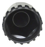 UP Lug Nut Covers 33mm Screw-On Super Spike Matte Black 4 3/4 Tall #10548-5 Pcs