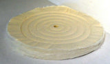 UP Buffing Wheel 8" Muslin Sewn Soft 1/2" Arbor 30 Ply x 3/8" #90022 Each