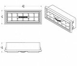 A/C Heater Vent 2001-2010 Western Star Model-4964EX 4900FA Plastic UP#41026 Each