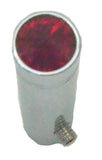 toggle switch extension 1-7/8 short red Jewel chrome aluminum Peterbilt Pair
