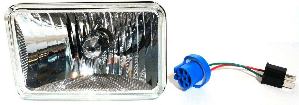 Headlight High Beam Crystal Halogen 6" X 4" Replaces H4651 H4656 #31390 Each