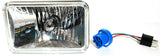 Headlight High Beam Crystal Halogen 6" X 4" Replaces H4651 H4656 #31390 Each