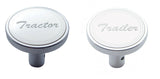 Air Brake Knobs Tractor Trailer Pin Mount 1-1/2” Tall Chrome UP#23178-23179