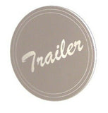 Air Brake Knobs Tractor Trailer Pin Mount 1-1/2” Tall Chrome UP#23178-23179