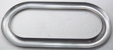 view window trim exterior oval bezel stainless steel Peterbilt 1987-2004