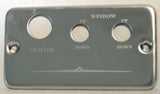 Dash Plate Lighter Window for Freightliner Various Models Stainless UP#48128