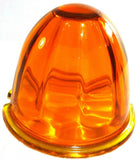 GG Light Lens Watermelon Style Light Amber Glass 3.5 OD 2 Screw hole #92801 Each