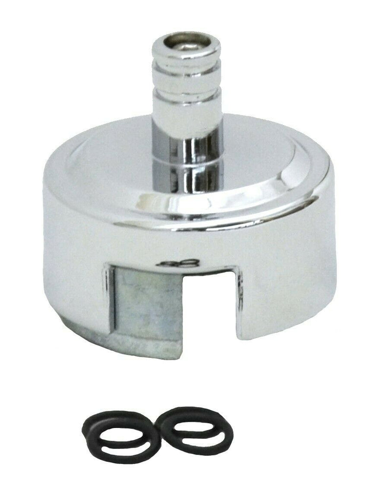 gear shift knob adaptor 7/16" top mount chrome self centering 13/18 speed Fuller