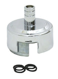 gear shift knob adaptor 7/16" top mount chrome self centering 13/18 speed Fuller