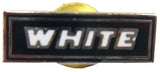 Hat Pin Tie Tack Lapel Pin Semi Truck "White" Painted Metal Stud Mount BJ1423-TT