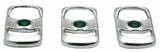 UP Rocker Switch Covers for Freightliner Green Jewel Plastic #42052 Set of 3