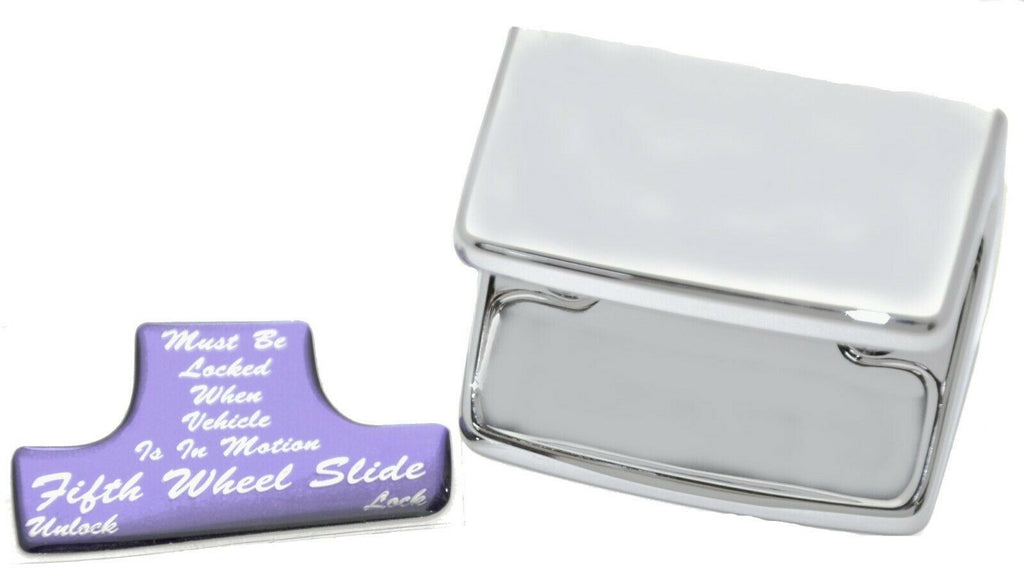 UP Switch Guard Fifth Wheel Slide for Freightliner Purple Glossy Sticker #21023